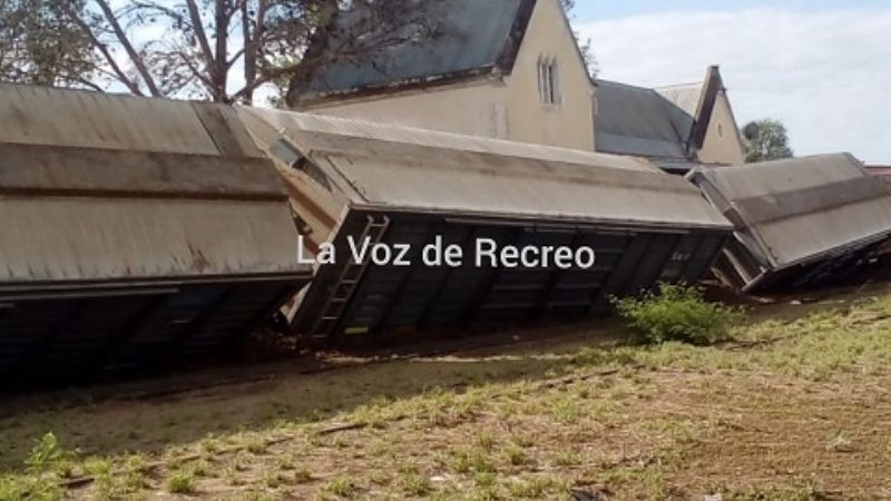 Descarriló un tren en La Paz