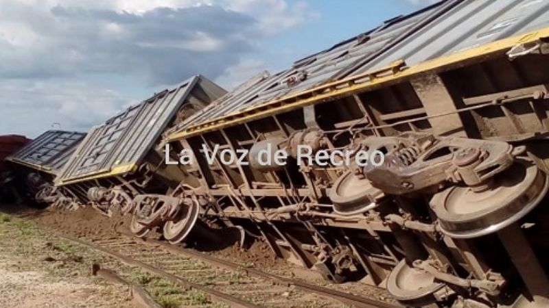 Descarriló un tren en La Paz