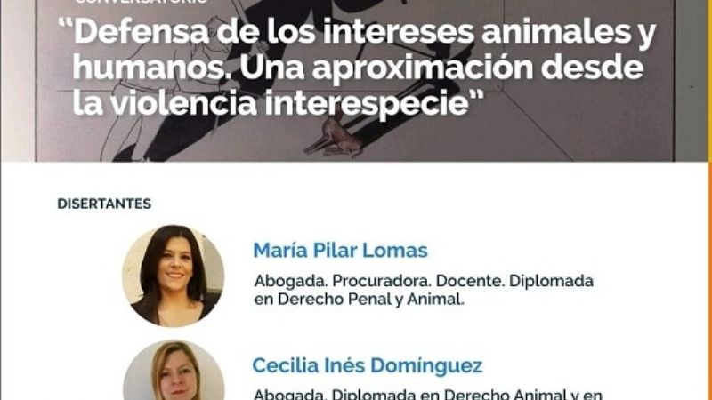 Conversatorio sobre "Defensa de los intereses animales y humanos"