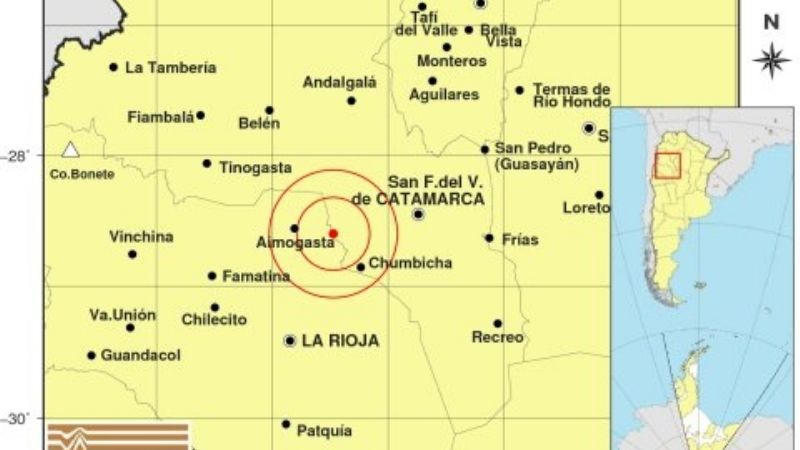 Temblor cerca de la Capital: ¿lo sentiste?