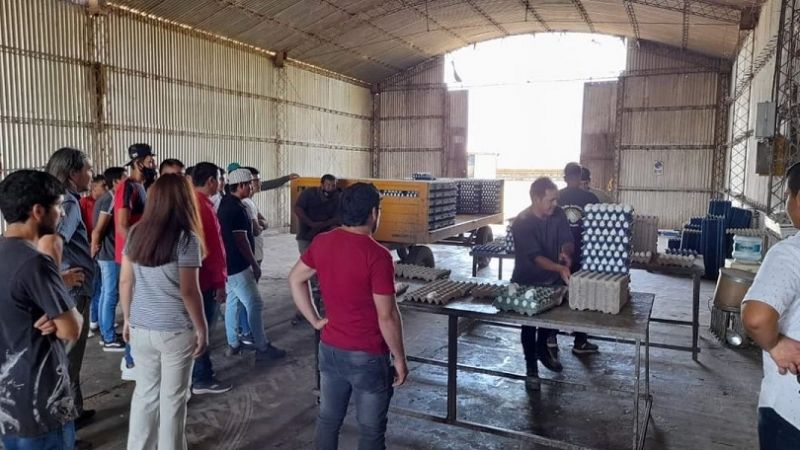 Vecinos de Las Palmitas visitaron emprendimientos