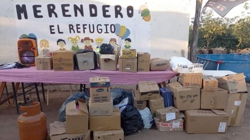 Merendero "El Refugio" recibió donaciones de cordobeses