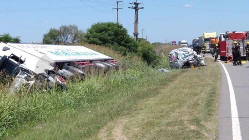 Una familia de hinchas de River que iba a Santiago falleció en un accidente en Santa Fe