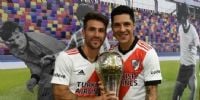 PASE DE MANDO. Ponzio le transfirió definitivamente la cinta de capitán a Enzo Pérez.