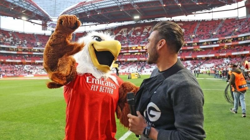 Salvio ovacionado, le dio suerte a su ex club, Benfica