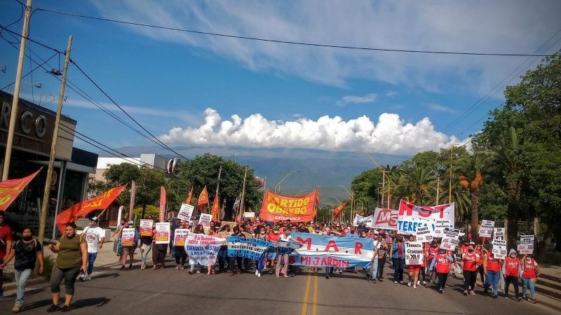Marcha de la Izquierda a 20 años de la crisis de 2001