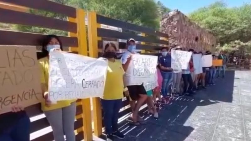 Continúa la toma del sitio arqueológico El Shincal