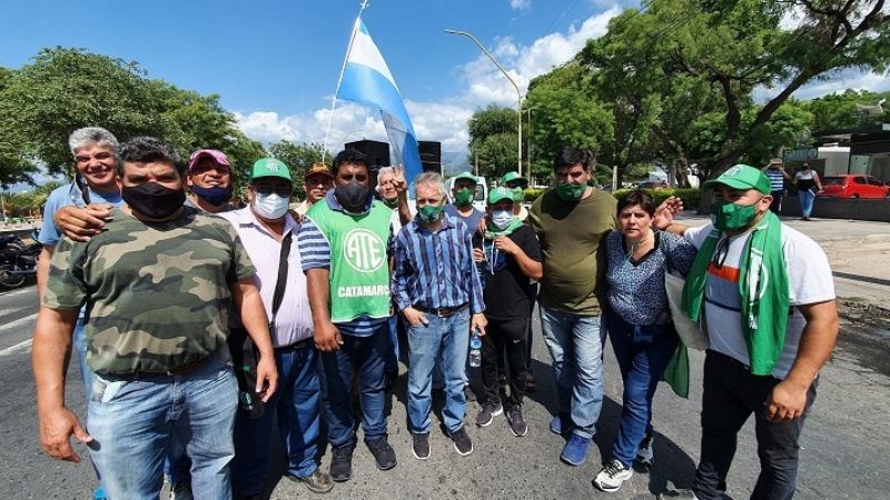 ATE se movilizó pidiendo un bono para los estatales