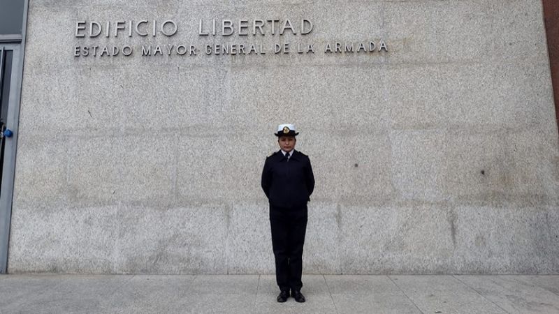 Es oriunda de Barrialito y cuenta sobre su vida en la Marina