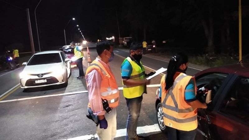 Controles revelan preocupante presencia de alcohol en sangre en conductores