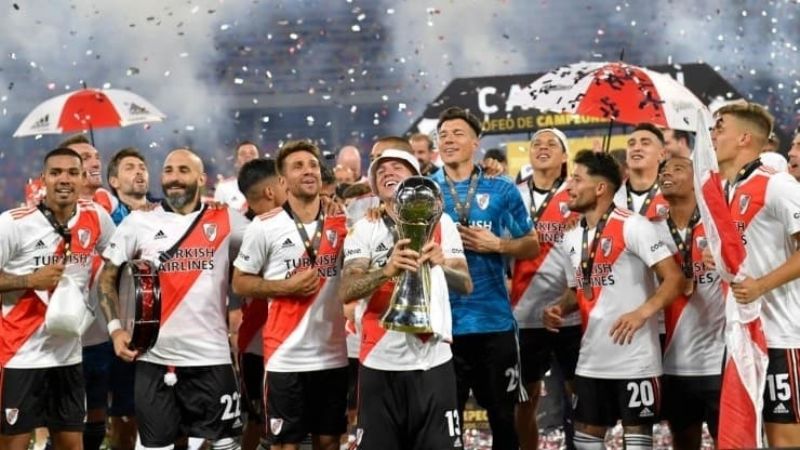 River, el equipo argentino que más títulos ganó en el año