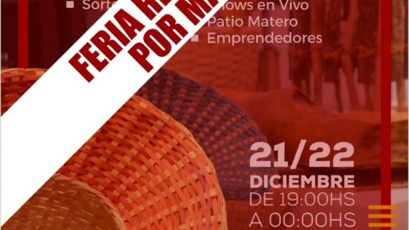 Suspenden la segunda jornada de la Expo Navideña Artesanal