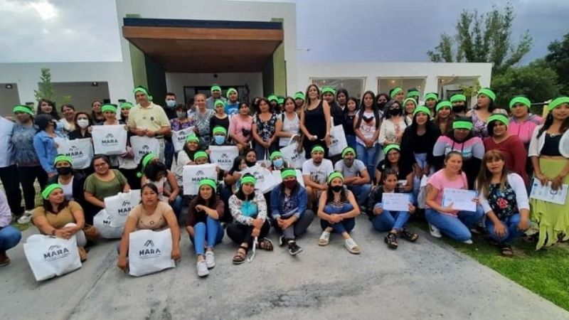 Finalizó capacitación en cocina navideña