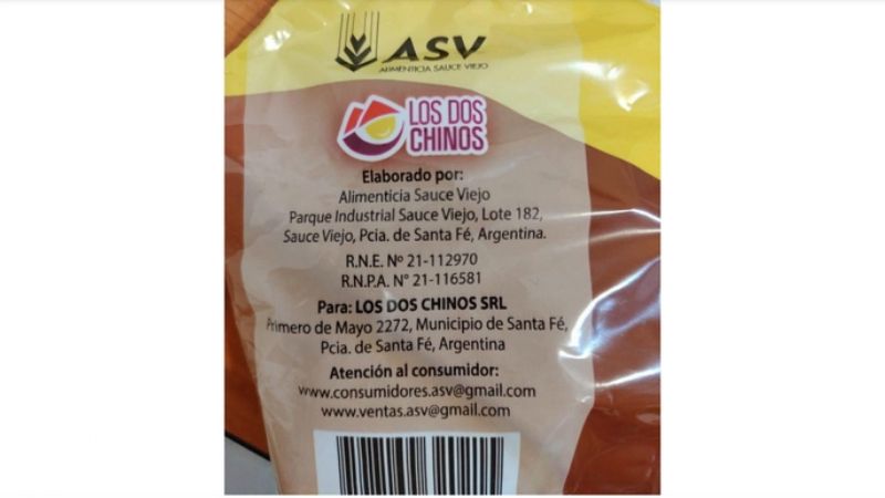 Prohíben la elaboración y venta de unas galletitas