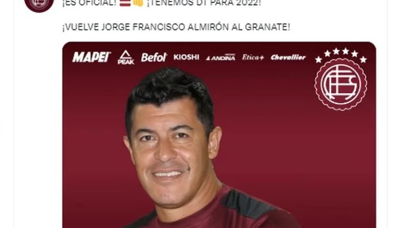 Lanús festeja Navidad con nuevo DT: Almirón