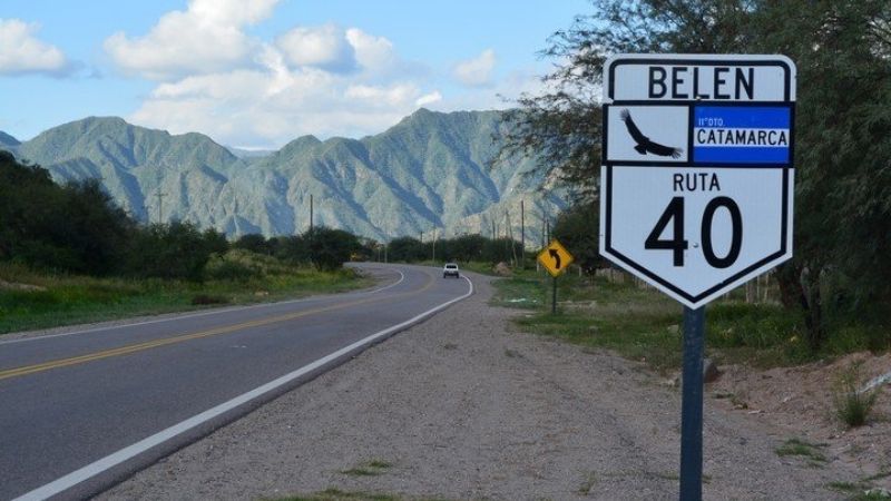 Trasladan a un joven grave tras un fuerte choque en la ruta 40