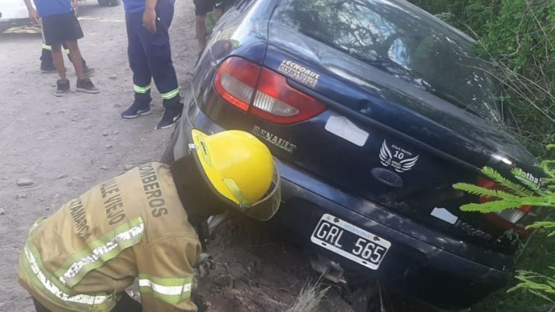 Casi vuelcan entre Pomancillo y Collagasta