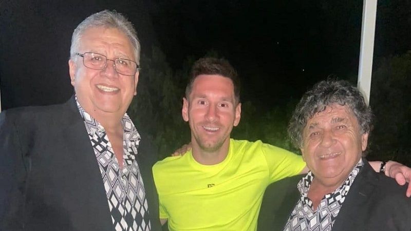 Los gustos en vida; Messi pasó Navidad con Los Palmeras