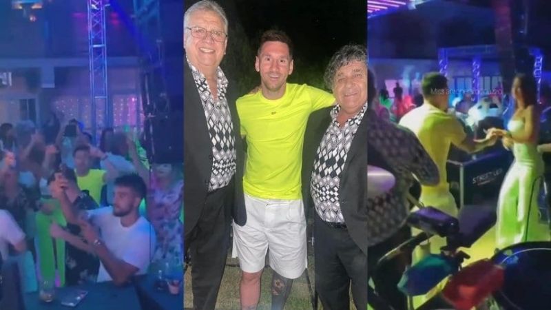 Los gustos en vida; Messi pasó Navidad con Los Palmeras