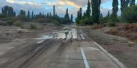 RUTA 40, imagen de esta mañana enviada por Vialidad Nacional Catamarca.