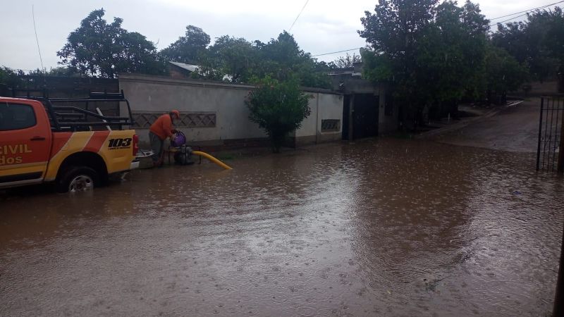Por la lluvia, varias viviendas se inundaron