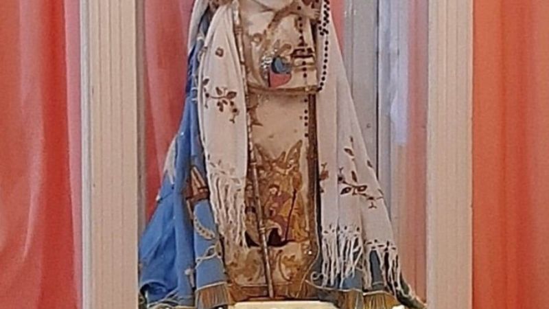 Con la Bajada de la imagen, iniciaron las fiestas de la Virgen de Belén