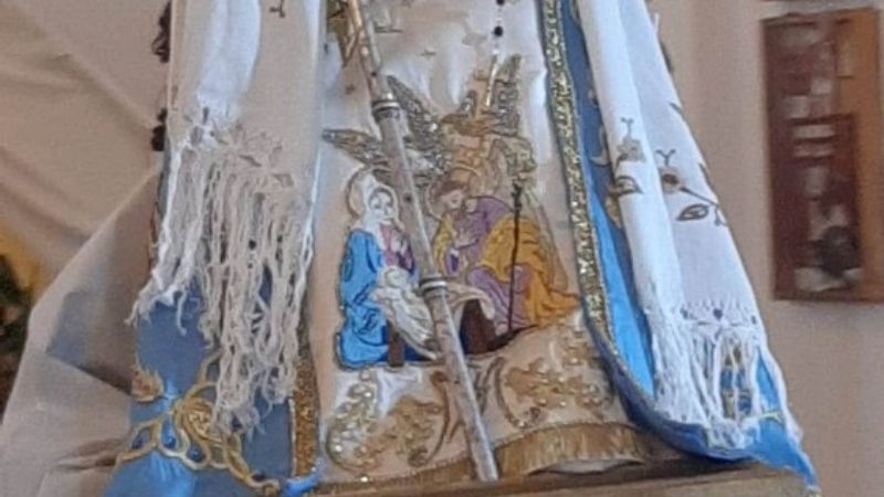 Con la Bajada de la imagen, iniciaron las fiestas de la Virgen de Belén