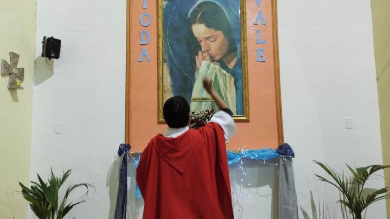 Bendicen imagen de Nuestra Señora de la Vida