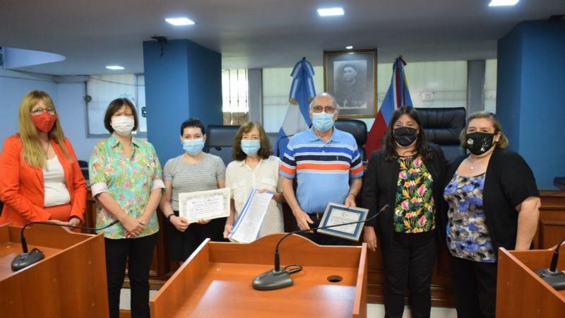 La Cámara de Diputados distinguió a Carlos Leiva