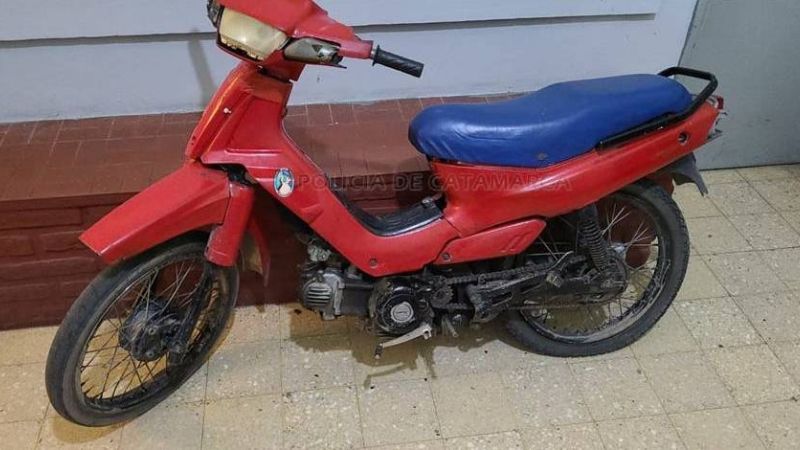 Secuestran una moto adulterada