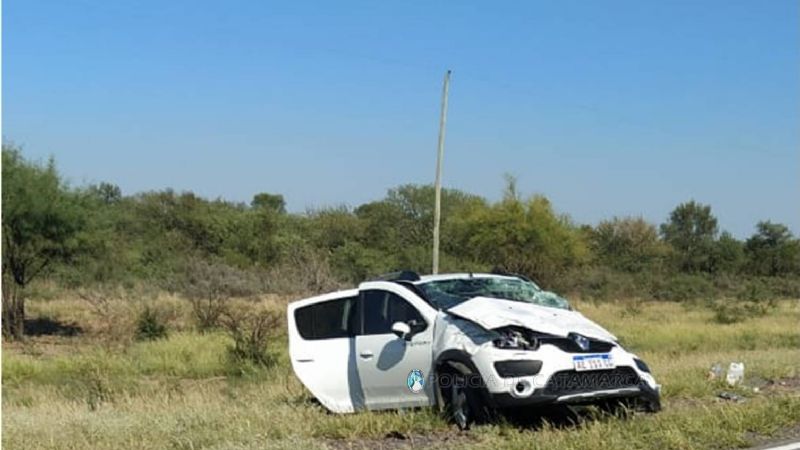 Una beba murió tras el vuelco en la ruta 157