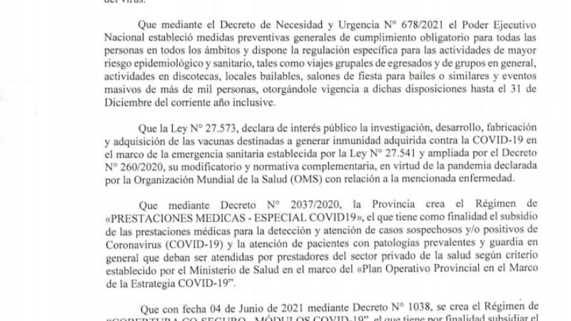 Las personas no vacunadas deberán pagar su tratamiento
