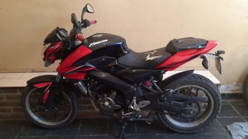 Secuestran una motocicleta