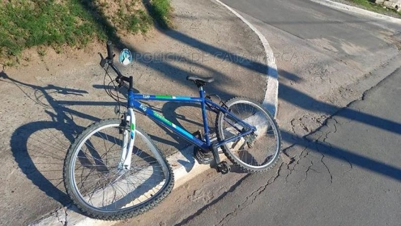 Automovilista embistió a un nene que iba en bici