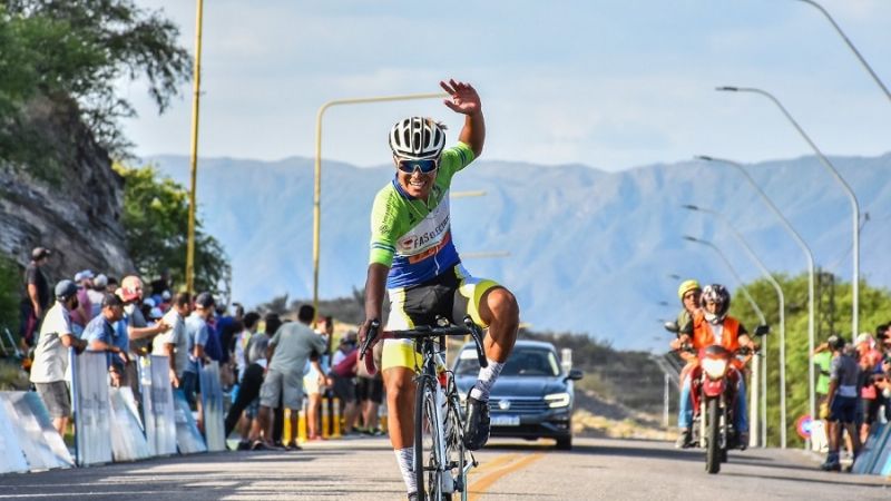 El mendocino Jean Rodríguez ganó la 1ra. Etapa de la “Vuelta al Valle”