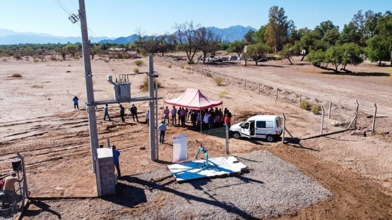 Inauguraron perforación de agua en Tinogasta