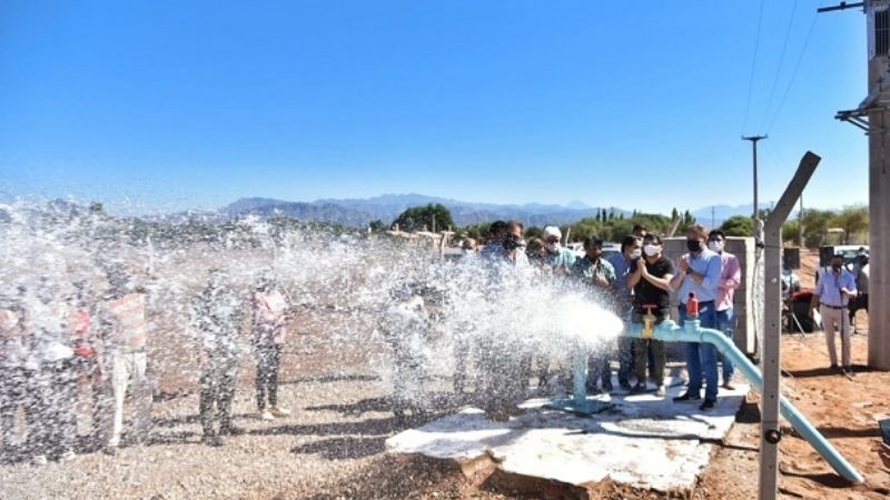 Inauguraron perforación de agua en Tinogasta