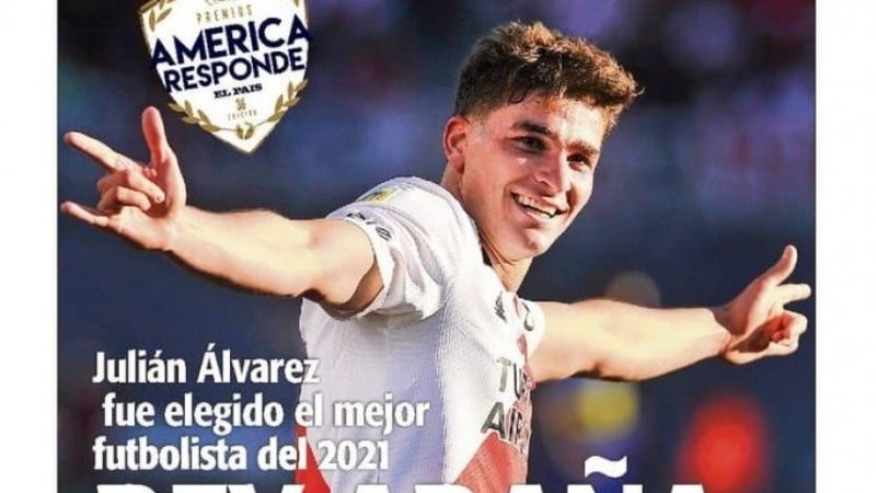 Julián Álvarez, el mejor jugador de América en 2021