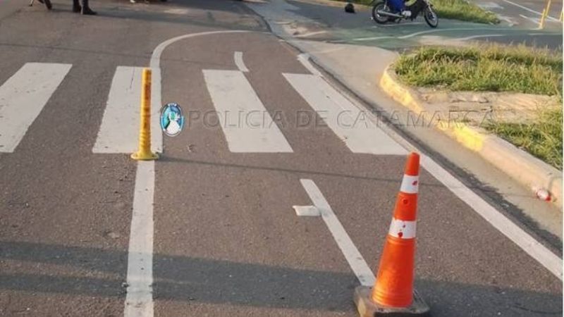 Choque en avenida Virgen del Valle