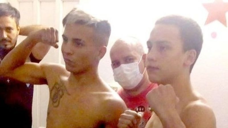 Pesaje oficial para el Festival de Boxeo en Valle Viejo