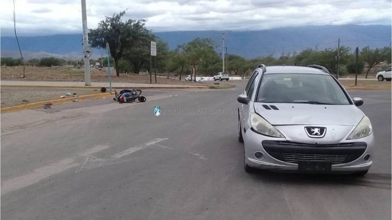 Violento choque en la zona de los boliches