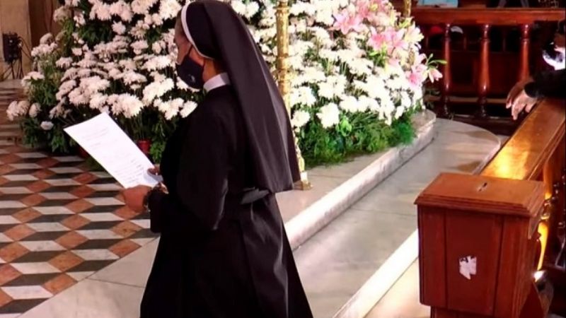 Religiosa renovó sus votos en el homenaje de los consagrados a la Virgen del Valle