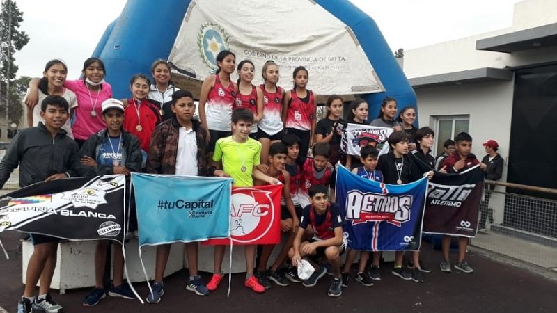 ASOCAT 5ta. en el Nacional de Atletismo U14, en Salta