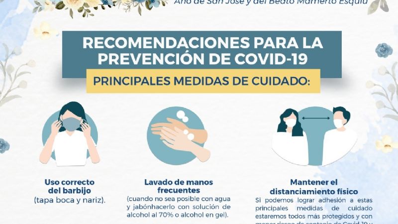 Recomendaciones a peregrinos para la prevención de Covid-19