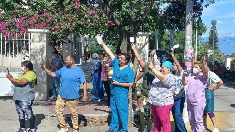 La Madre del Valle bendice a sus  hijos en el Parque Adán Quiroga