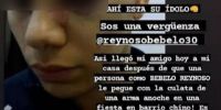 El posteo de la familia del joven agredido por Bebelo Reynoso.
