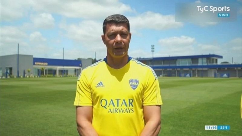 Mensaje de Battaglia antes de la final con Talleres