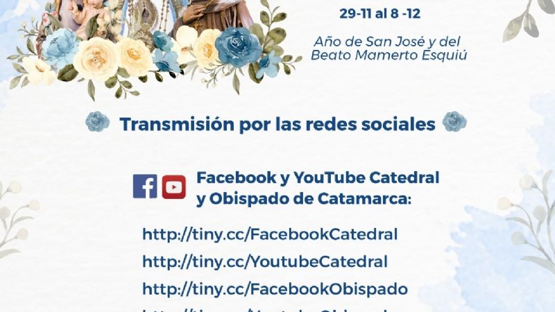 La Procesión se realizará alrededor del parque Adán Quiroga