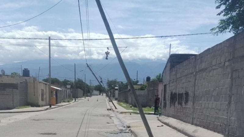 El fuerte viento afecta el servicio de energía