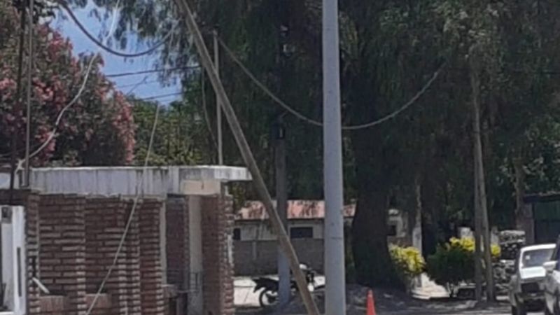 El fuerte viento afecta el servicio de energía